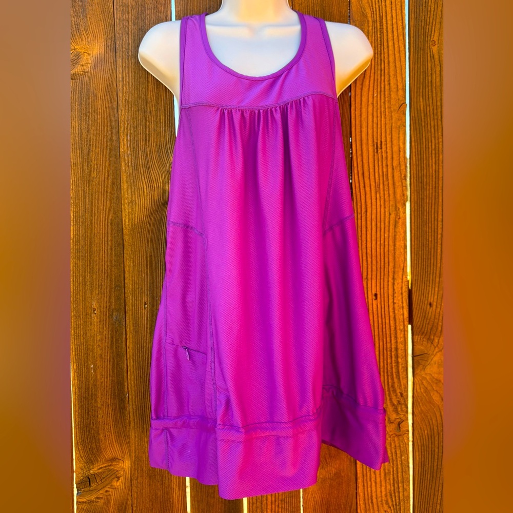 Athleta Light Purple Cinched Waist Active Athletic Tank Top Size 1X